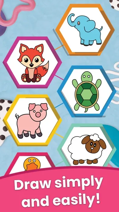 Tangkapan layar Coloring Book Draw Animal Ap