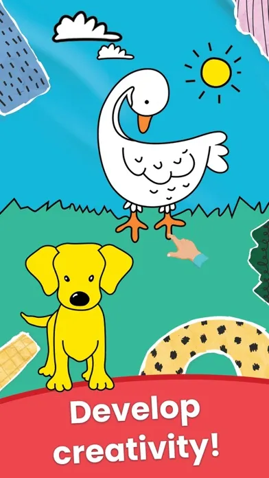 Tangkapan layar Coloring Book Draw Animal Ap