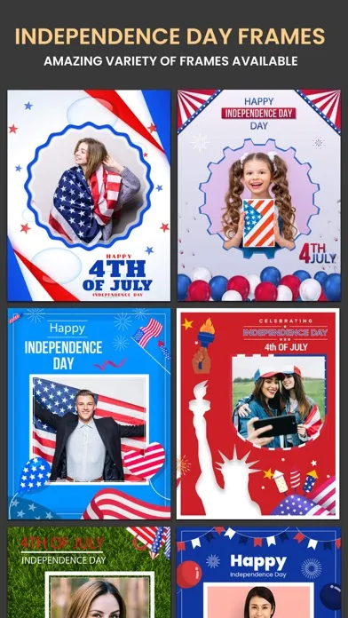 4th of July Cards & Templates سکرین شاٹس