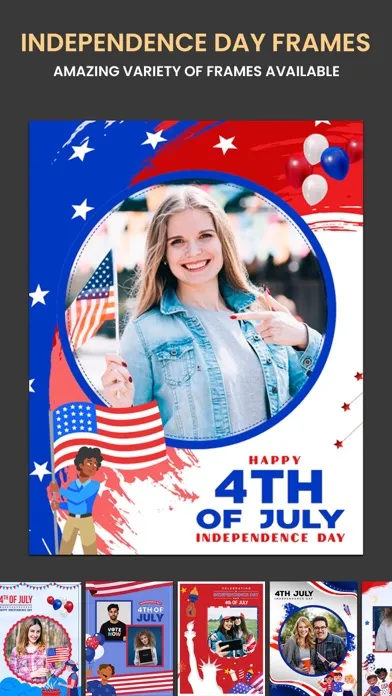 4th of July Cards & Templates سکرین شاٹس