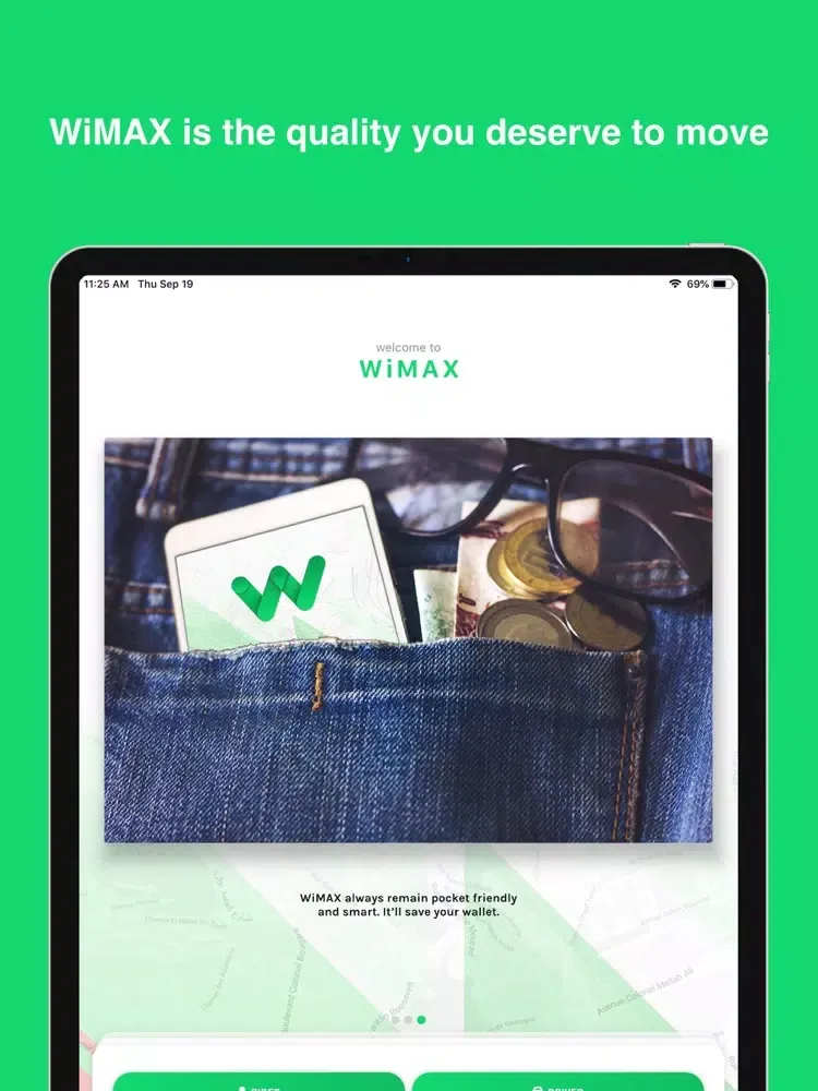 Zrzuty ekranu WiMAX iPad 