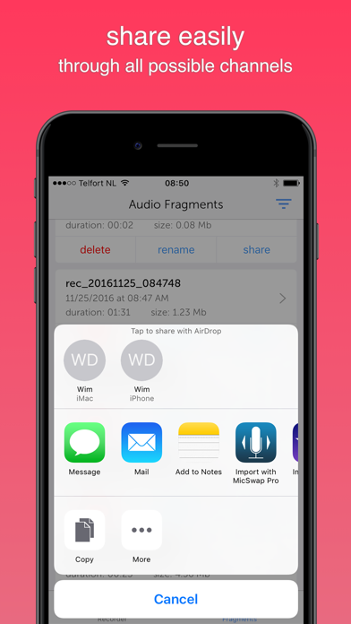 Instant Rec Lite: Audio Recorder & Voice Recording स्क्रीनशॉट