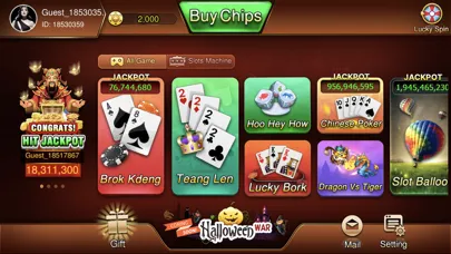 Zrzuty ekranu Win777 - Lengbear Poker Slots