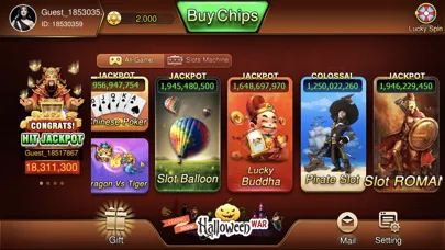 Zrzuty ekranu Win777 - Lengbear Poker Slots