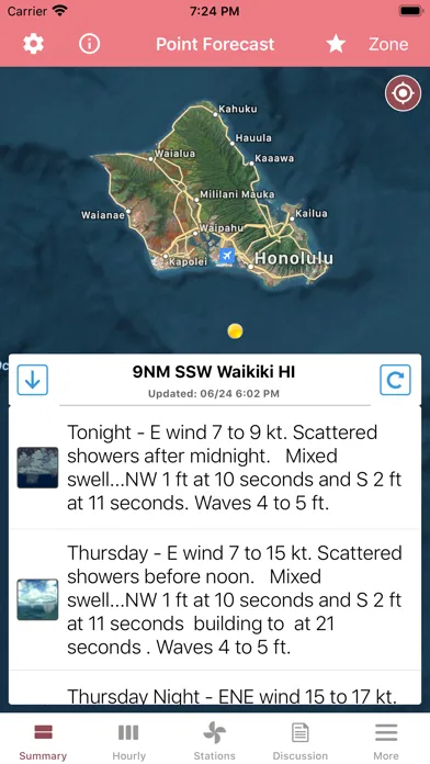 Wind Speed Forecast App Screenshots
