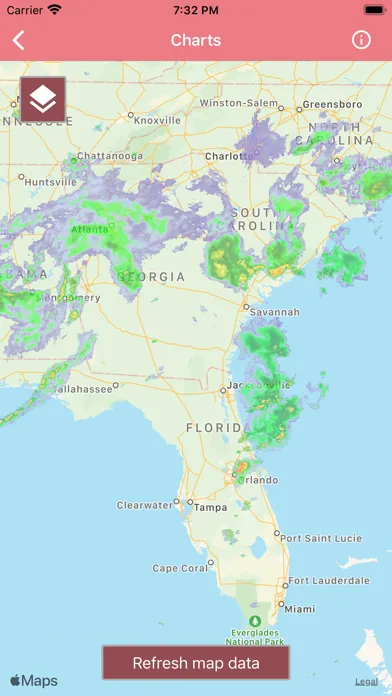 Wind Speed Forecast App Screenshots
