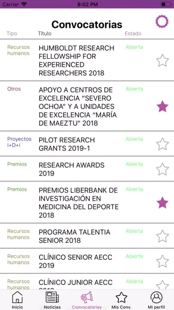 Screenshot di Coin App