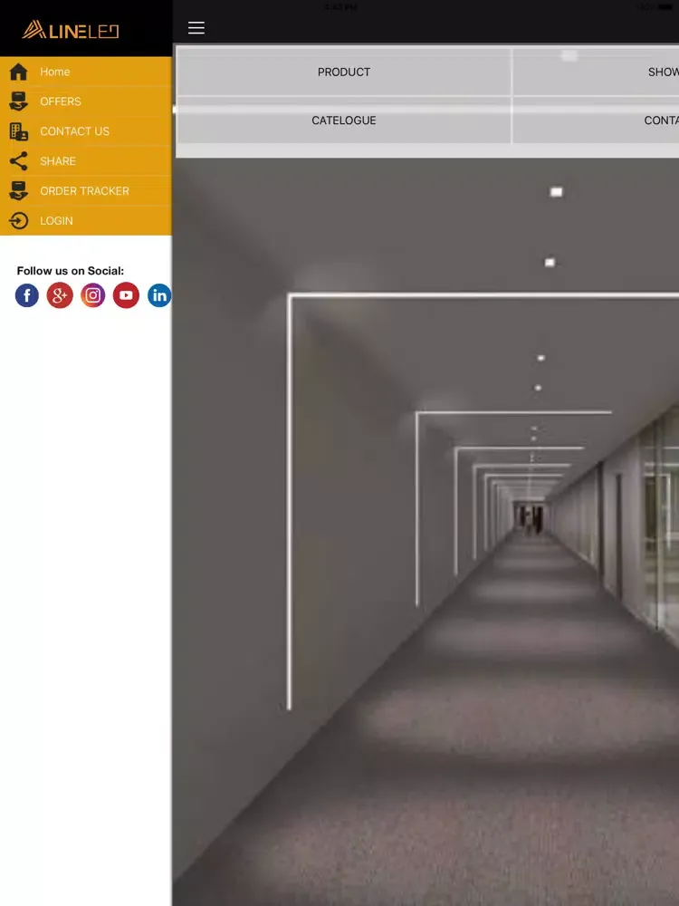 Zrzuty ekranu ALINE LED iPad 