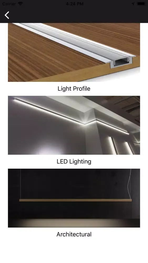 Zrzuty ekranu ALINE LED
