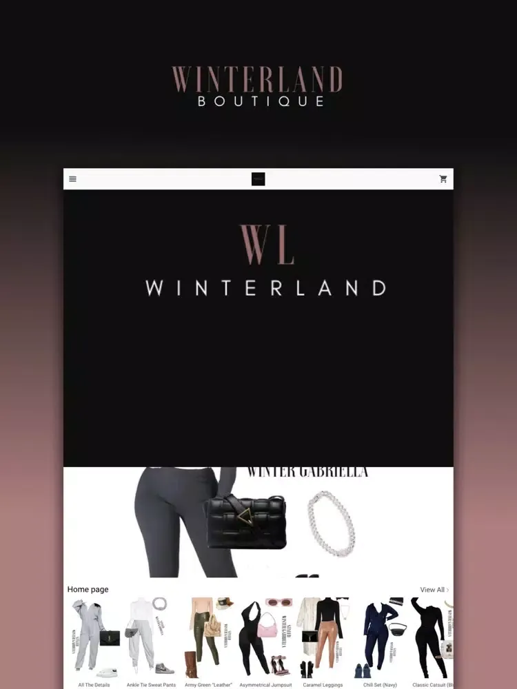 Zrzuty ekranu Winterland Boutique iPad 
