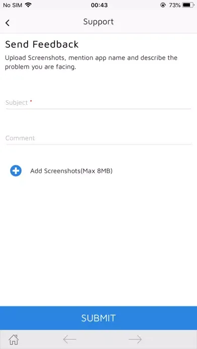 Tangkapan layar myWipro Mobile