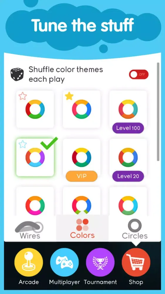 Wire Up: Dancing Rings & Lines スクリーンショット