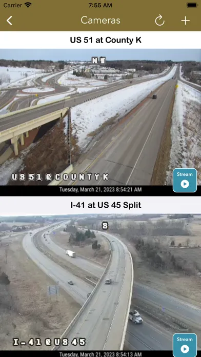 511 Wisconsin Road Conditions سکرین شاٹس