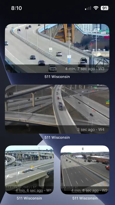 511 Wisconsin Road Conditions سکرین شاٹس