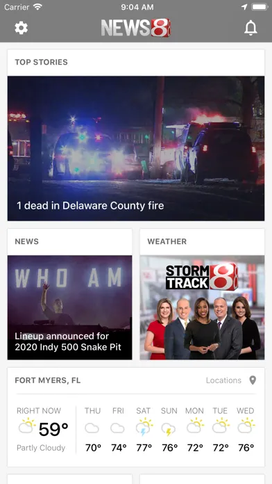 WISH-TV Indianapolis Ekran Görüntüleri