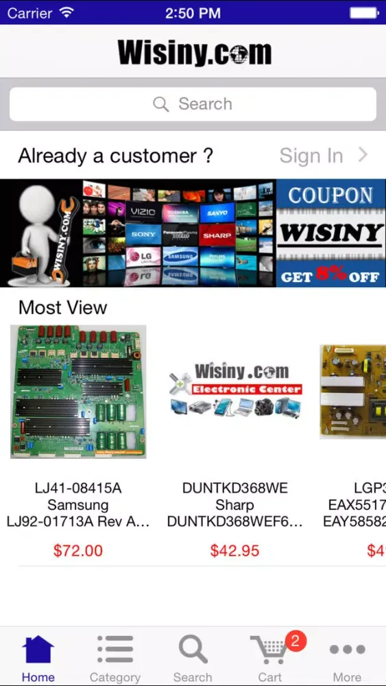 Wisiny.com سکرین شاٹس