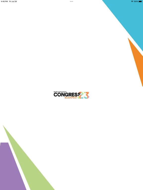 World Athletics Congress ‘23 iPad 應用截圖
