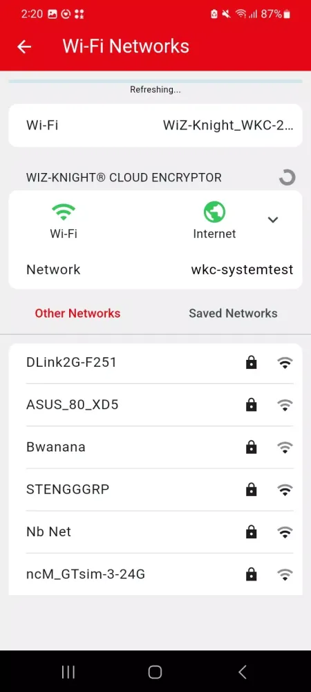 Скриншоты WiZ-Knight® Cloud Manager