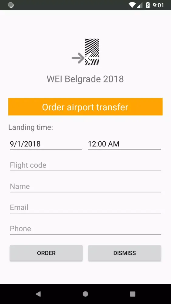 Screenshot di WEI Belgrade 2018