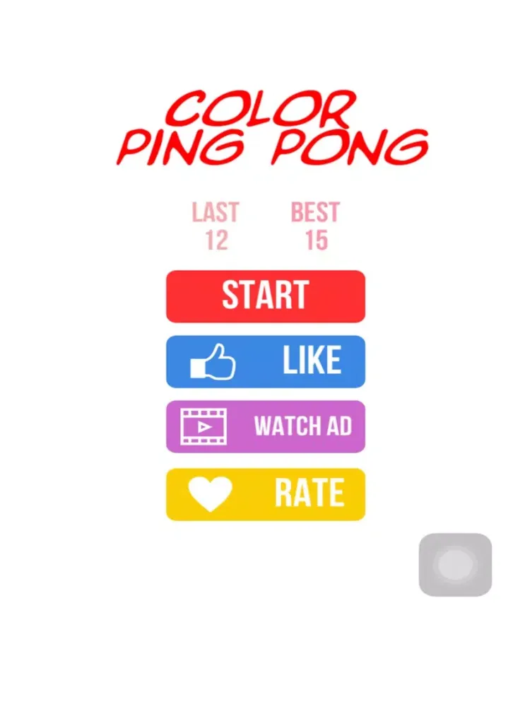 Color Ping Pong Dot iPad 应用截图