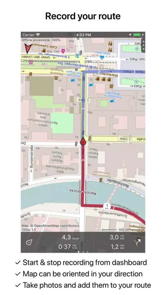 Zrzuty ekranu Topo GPS World