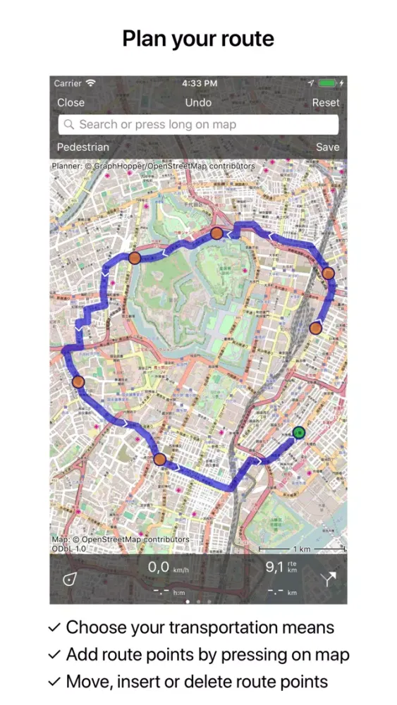 Zrzuty ekranu Topo GPS World
