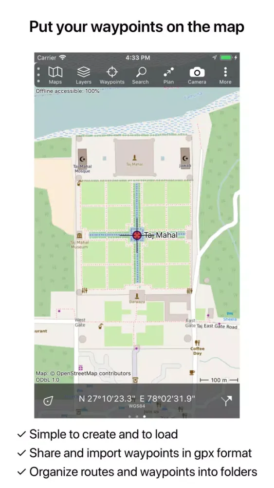 Zrzuty ekranu Topo GPS World