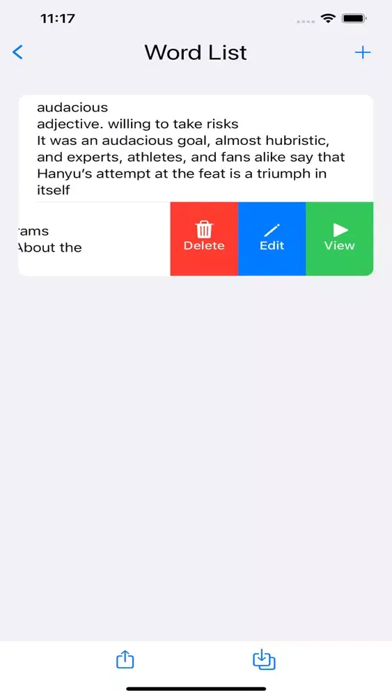 ภาพหน้าจอของ Word Smart Catcher