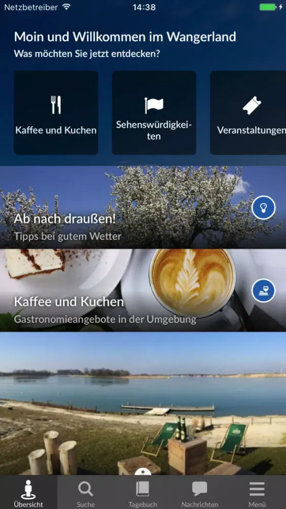 Zrzuty ekranu Mein Wangerland an der Nordsee