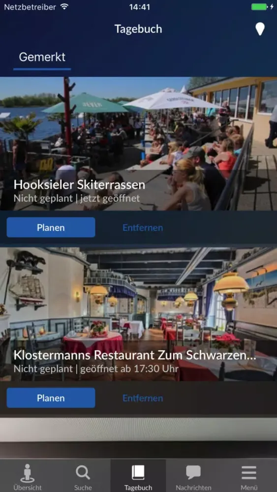 Zrzuty ekranu Mein Wangerland an der Nordsee