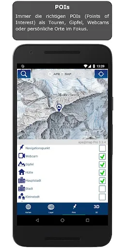 Captures d'écran de ape@map - Hiking Navigation