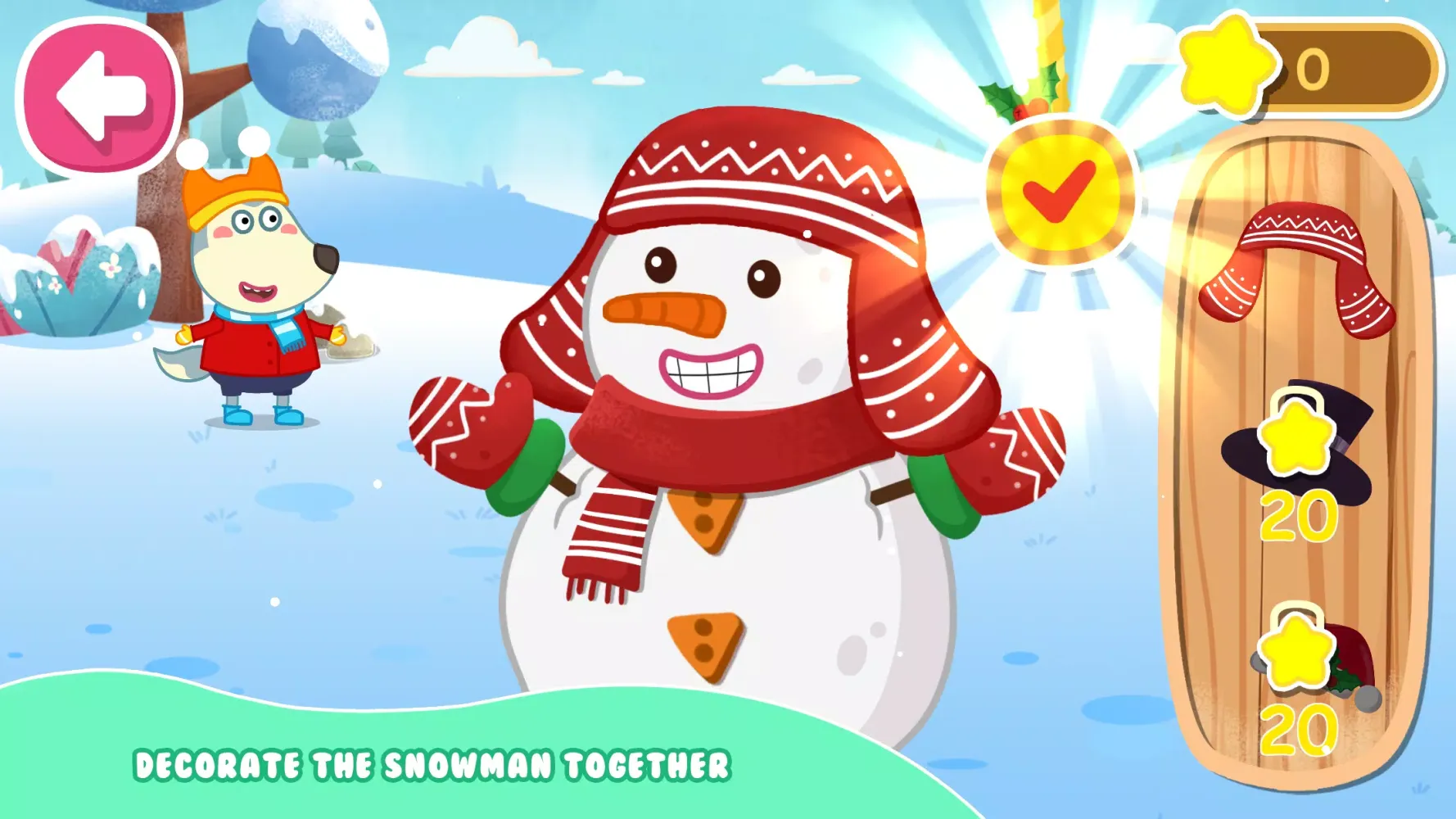 Wolfoo Happy Christmas Camping Screenshots