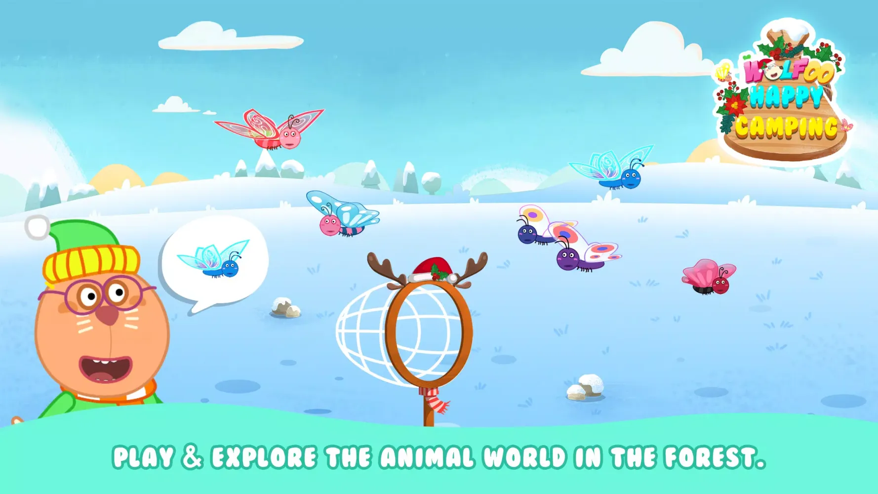 Wolfoo Happy Christmas Camping Screenshots