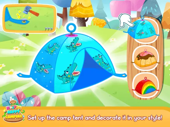 Скриншоты Wolfoo Happy Camping Trip iPad 