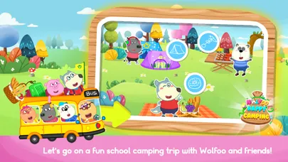 Скриншоты Wolfoo Happy Camping Trip