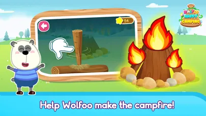 Скриншоты Wolfoo Happy Camping Trip