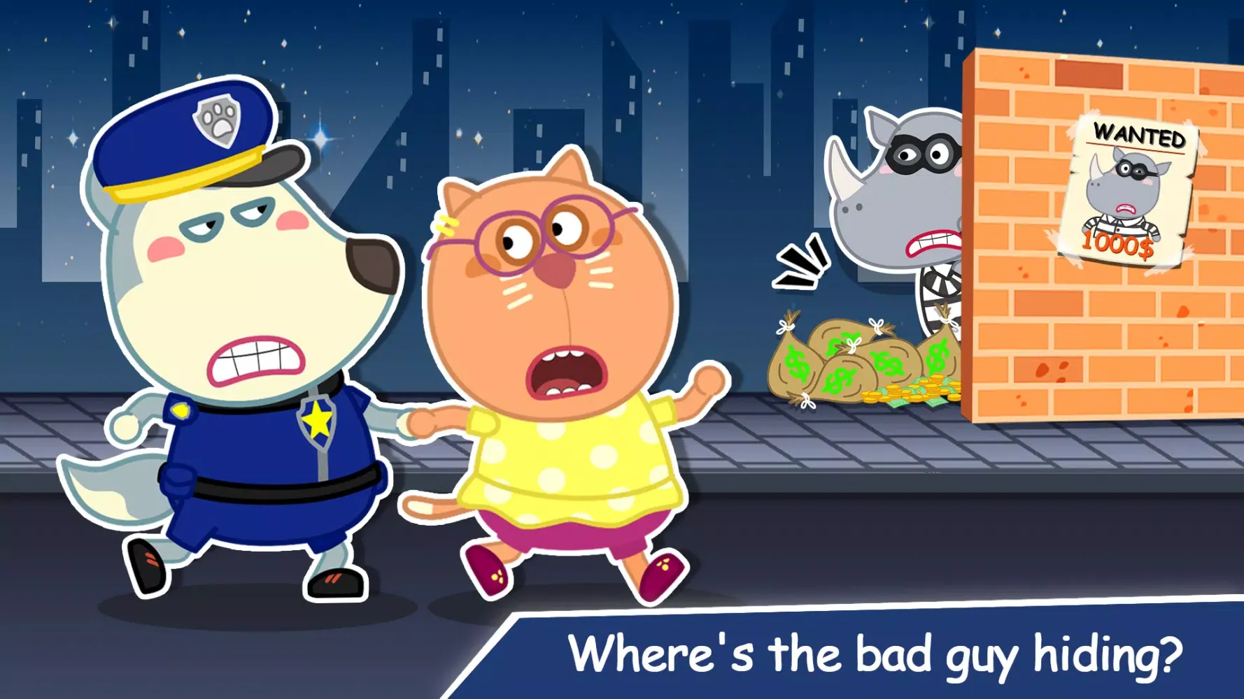 Wolfoo - We are the police应用截图