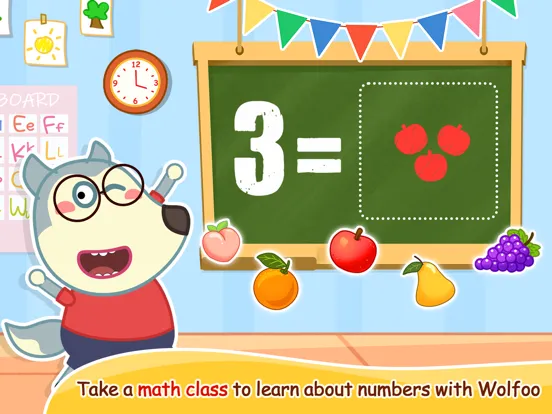 Ảnh chụp màn hình của Wolfoo Study: School Timetable iPad 
