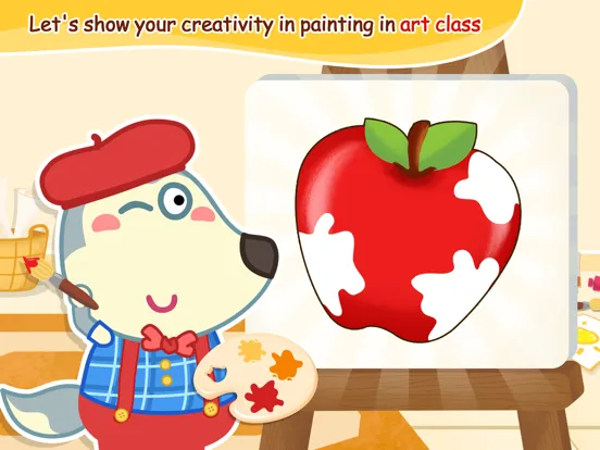 Ảnh chụp màn hình của Wolfoo Study: School Timetable iPad 