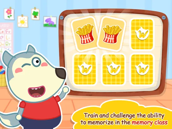 Ảnh chụp màn hình của Wolfoo Study: School Timetable iPad 