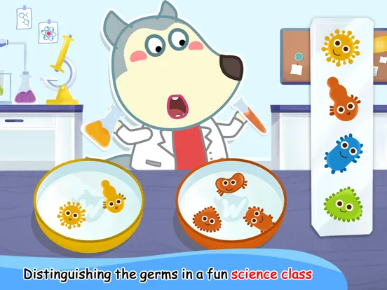 Ảnh chụp màn hình của Wolfoo Study: School Timetable iPad 