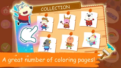 Wolfoo Coloring Book Ekran Görüntüleri