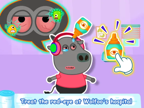 WolfooDoctor-KidsHospital iPad 应用截图