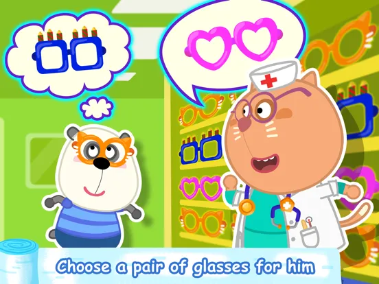 WolfooDoctor-KidsHospital iPad 应用截图