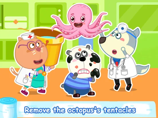WolfooDoctor-KidsHospital iPad 应用截图