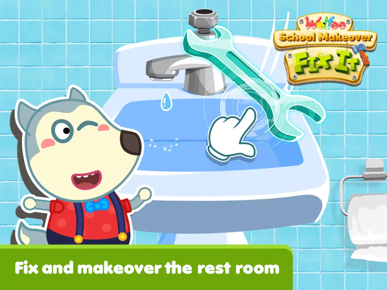 Wolfoo Design: School Makeover 스크린샷
