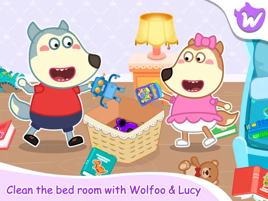 تصاویر Wolfoo Good Habit Healthy Life iPad 
