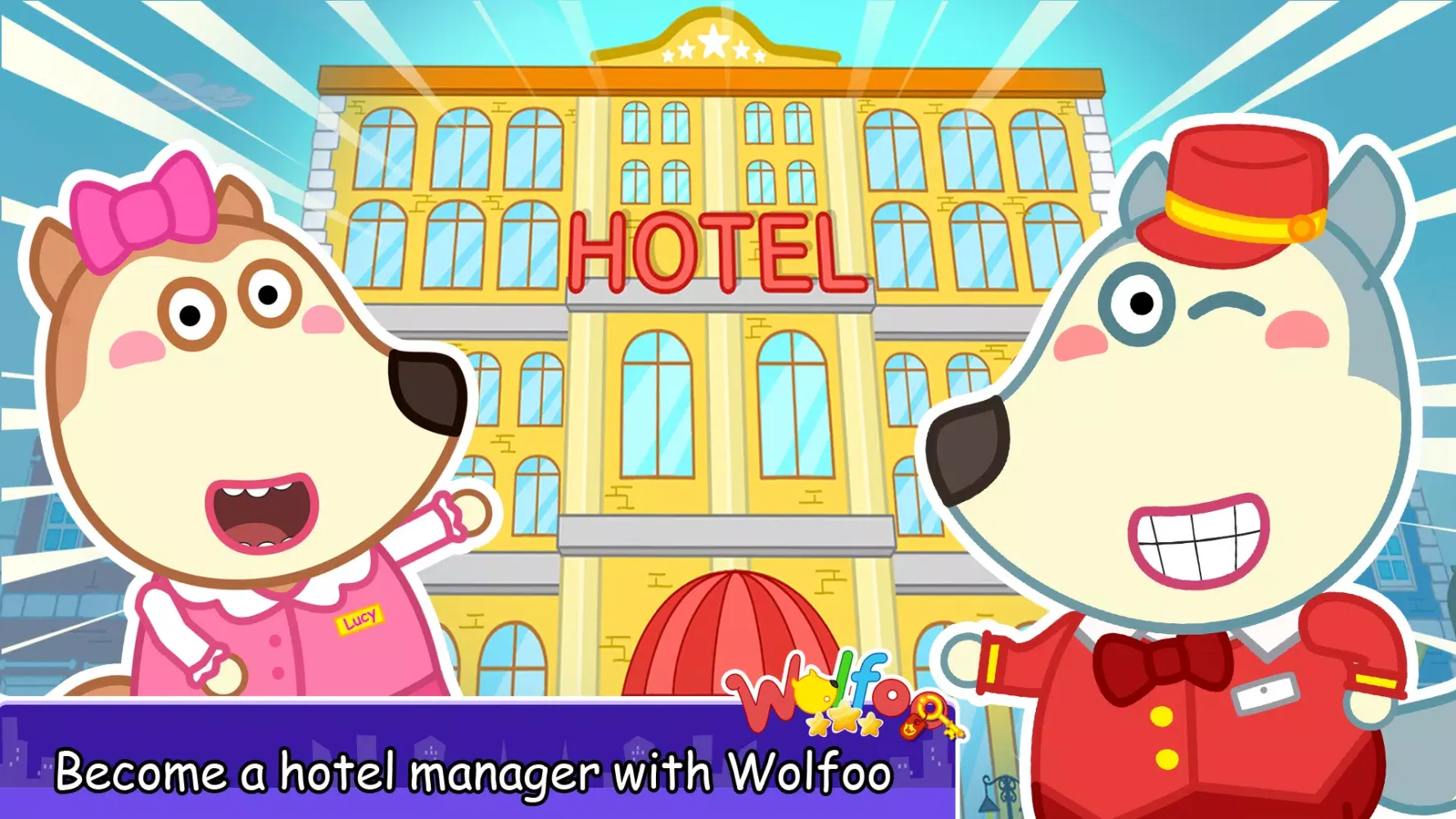 Wolfoo Pet Hotel Manager应用截图