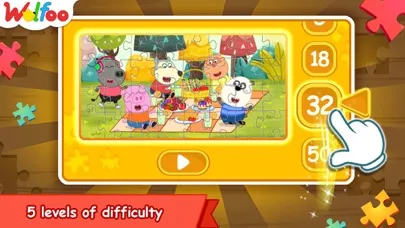 Tangkapan layar Wolfoo Jigsaw Puzzle
