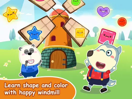 Tangkapan skrin Wolfoo: A Day At School iPad 